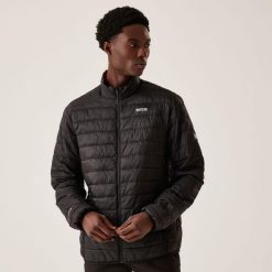 Kurtka turystyczna męska Hillpack II wodoodporna. Brązowe kurtki męskie Regatta, m, bez wzorów, z poliamidu, sportowe, bez kaptura. Za 159.99 zł.