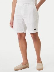 Emporio Armani Szorty materiałowe EM000591 AF20428 U0002 Biały. Białe szorty męskie Emporio Armani, bez wzorów, z bawełny. Za 360.99 zł.