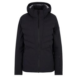 Damska kurtka narciarska Ziener Tokki. Czarne kurtki sportowe damskie Ziener, m, bez wzorów, z materiału, bez ramiączek, bez kaptura, narciarskie, primaloft. Za 1,129.00 zł.