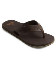 Sandały dla Mężczyzn CARVER NATURAL Brązowy. Brązowe sandały męskie Quiksilver, bez wzorów, z gumy, bez zapięcia. Za 319.99 zł.