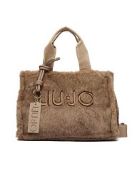 Liu Jo Torebka TF6215 E1135 Brązowy. Brązowe shopperki damskie Liu Jo, bez wzorów, z materiału, bez dodatków. Za 469.99 zł.