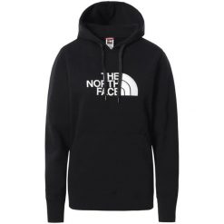 Bluza sportowa damska The North Face W Drew Peak Pullover Hoodie. Czarne bluzy damskie The North Face, s, bez wzorów, sportowe, bez ramiączek, z kapturem. Za 329.99 zł.