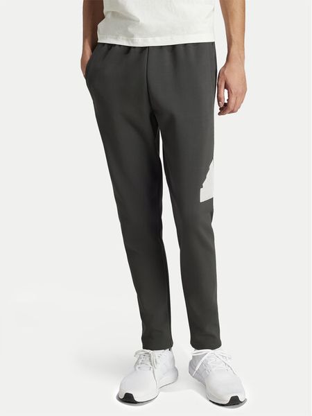 Adidas Spodnie dresowe Future Icons Badge of Sport IR9177 Szary Regular Fit. Szare spodnie sportowe męskie Adidas, m, bez wzorów, z bawełny. Za 299.99 zł.