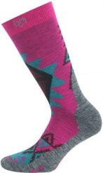 Skarpety Trekkingowe Lasting WLN 85% Merino Wool Różowy (408) L (42-45). Czerwone skarpetki damskie LASTING, bez wzorów, z dzianiny. Za 68.00 zł.