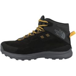 Buty turystyczne męskie The North Face tHe M Cragstone Leather Mid Wp. Czarne buty zimowe męskie The North Face, bez wzorów, z materiału, za kostkę, bez obcasa, bez zapięcia. Za 926.00 zł.