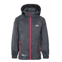 Trespass Qikpac X – unisex pakowalna kurtka Flint. Szare kurtki sportowe damskie Trespass, m, bez wzorów, z materiału, bez ramiączek, bez kaptura, trekkingowe. Za 117.05 zł.