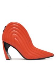 United Nude Botki Zuma Luna HI 11062962170 Pomarańczowy ciemny. Brązowe botki damskie United Nude, bez wzorów, ze skóry, bez obcasa, na słupku, bez zapięcia. Za 1,739.00 zł.
