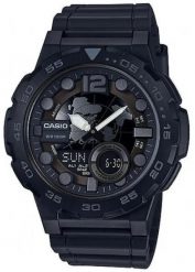 Zegarek Casio Męski AEQ-100W-1BV (zd070b) - World Time + Box NoSize. Zegarki męskie Casio, bez wzorów. Za 246.99 zł.