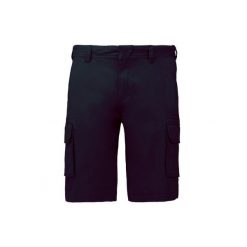Krótka cargo Kariban. Niebieskie szorty męskie KARIBAN, bez wzorów, eleganckie. Za 228.00 zł.