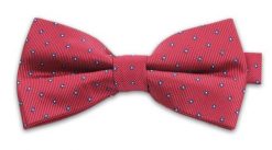 Bladoczerwona Mucha z Drobnym Wzorem, Męska. Czerwone krawaty i muchy Vernon, bez wzorów, eleganckie. Za 29.00 zł.