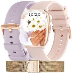 Zegarek na komunię SMARTWATCH Rubicon RNCF31 RG Ambica. Zegarki smartwatch Rubicon, bez wzorów. Za 239.70 zł.