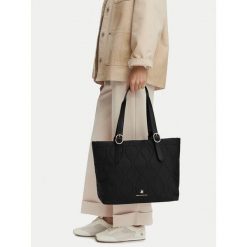 Torebka Beverly Hills Polo Club. Czarne shopperki damskie Beverly Hills Polo Club, bez wzorów, bez dodatków. Za 199.99 zł.