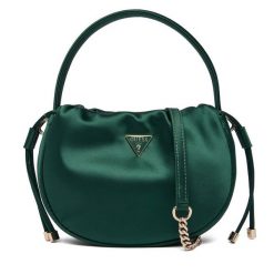 Torebka Guess. Zielone torebki do ręki damskie Guess, z aplikacjami, bez dodatków. Za 589.99 zł.