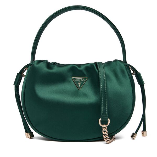 Torebka Guess. Zielone torebki do ręki damskie Guess, z aplikacjami, bez dodatków. Za 589.99 zł.