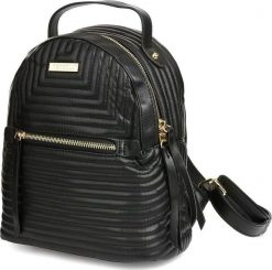 Versoli Plecak damski ekoskóra pojemny B5 regulowany modny czarny I61. Czarne plecaki damskie Versoli, bez wzorów. Za 131.99 zł.