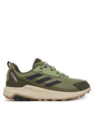 Adidas Trekkingi Terrex Anylander JR6599 Khaki. Brązowe buty zimowe męskie Adidas, bez wzorów, z materiału, bez obcasa, bez zapięcia. Za 329.99 zł.