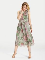 Swing Sukienka koktajlowa 5AK11700 Kolorowy Regular Fit. Sukienki damskie Swing, bez wzorów, z syntetyku, wizytowe, bez kołnierzyka, bez ramiączek. Za 879.99 zł.