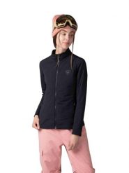 Kurtka narciarska Rossignol damska W Opside JKT czarna. Czarne kurtki sportowe damskie Rossignol, na zimę, s, bez wzorów, z elastanu, bez ramiączek, bez kaptura, narciarskie. Za 945.25 zł.