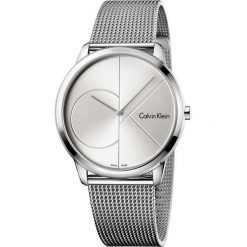 ZEGAREK CALVIN KLEIN Minimal K3M2112Z. Szare zegarki męskie Calvin Klein, bez wzorów, ze skóry, szklane. Za 849.00 zł.