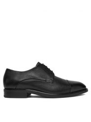 BOSS Półbuty P-Winslow 50549686 Czarny. Czarne buty wizytowe męskie Boss, bez wzorów, ze skóry, bez obcasa, bez zapięcia. Za 1,239.00 zł.