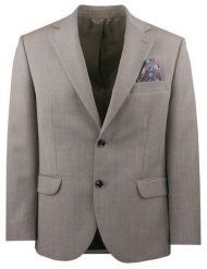 Wełniana, Taliowana Marynarka - MEN'SFIELD - Beżowa. Brązowe garnitury męskie MEN'SFIELD, na wiosnę, m, bez wzorów, z materiału, eleganckie. Za 679.00 zł.