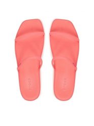 Crocs Klapki Miami Two Strap Sandal 209795 Różowy. Czerwone klapki damskie Crocs, bez wzorów, z tworzywa sztucznego, bez obcasa, bez zapięcia. Za 179.99 zł.