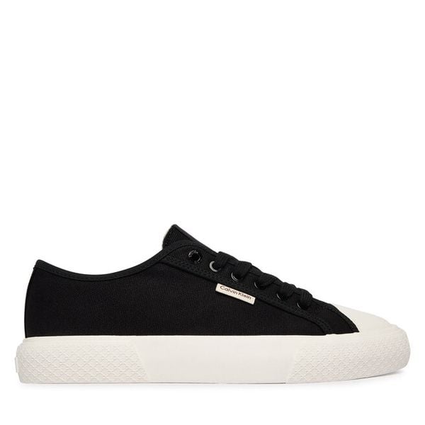 Trampki Calvin Klein. Czarne trampki i tenisówki damskie Calvin Klein, bez wzorów, bez zapięcia. Za 189.99 zł.