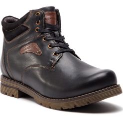 Trzewiki LASOCKI FOR MEN - SMI07-9048 Black. Czarne botki męskie Lasocki For Men, bez wzorów, z futra, bez obcasa, bez zapięcia. W wyprzedaży za 189.99 zł.