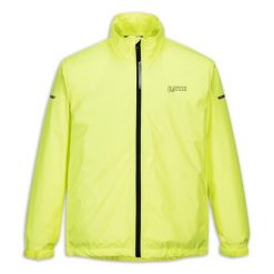 Kurtka przeciwdeszczowa Lynx Move rozmiar M neon żółty. Żółte kurtki sportowe damskie Lynx, m, bez wzorów, z materiału, bez ramiączek, bez kaptura, rowerowe. Za 157.00 zł.