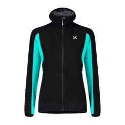 Kurtka przeciwwiatrowa damska Montura Premium Wind Hoody. Czarne kurtki sportowe damskie MONTURA, s, bez wzorów, bez ramiączek, bez kaptura, trekkingowe. Za 459.99 zł.