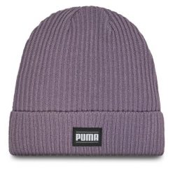 Czapka Puma. Fioletowe czapki męskie Puma, na zimę, bez wzorów. Za 69.99 zł.