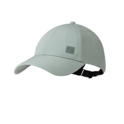 Czapka z daszkiem BUFF SUMMIT CAP SOLID. Niebieskie czapki damskie Buff, bez wzorów, sportowe. Za 123.99 zł.