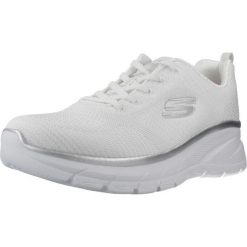 Buty SKECHERS FASHION FIT 2.0 MOONLIGHT Biały. Białe obuwie trekkingowe damskie Skechers, z tkaniny, bez zapięcia. Za 326.99 zł.