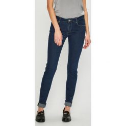 Trussardi Jeans - Jeansy. Niebieskie jeansy damskie TRUSSARDI JEANS, bez wzorów, z bawełny. W wyprzedaży za 239.90 zł.