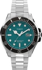 Zegarek Timex Zegarek męski Timex TW2V91900 srebrny. Szare zegarki męskie Timex, bez wzorów, srebrne. Za 530.00 zł.