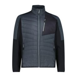 Kurtka hybrydowa CMP Performance Stretch. Niebieskie kurtki męskie CMP, na lato, m, bez wzorów, z polaru, bez kaptura. Za 283.00 zł.