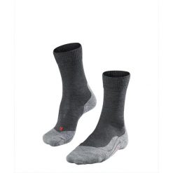 Skarpetki damskie Falke TK5. Szare skarpetki damskie Falke, bez wzorów, z poliamidu. Za 160.00 zł.