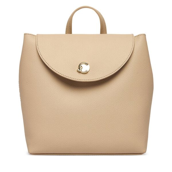 Plecak Coccinelle. Brązowe plecaki damskie Coccinelle, bez wzorów. Za 1,039.00 zł.