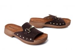 Inblu TF-02KU 043 ciemny brąz, klapki damskie. Klapki damskie Inblu, na lato, bez wzorów, bez obcasa, bez zapięcia. Za 113.90 zł.
