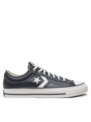 Converse Trampki Star Player 76 Fall Leather A06204C Czarny. Czarne trampki i tenisówki damskie Converse, bez wzorów, ze skóry, bez zapięcia. Za 239.99 zł.