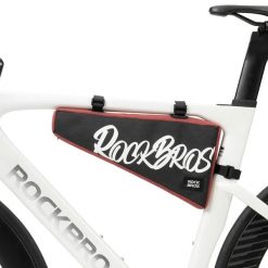 Torba rowerowa trójkątna na górną ramę. Niebieskie torby na ramię męskie ROCKBROS, z materiału, na ramię, duże. Za 93.99 zł.