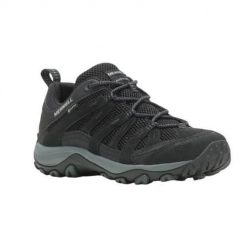 Buty trekkingowe męskie Merrell Alverstone 2 Gtx. Czarne buty zimowe męskie Merrell, bez wzorów, z materiału, bez obcasa, bez zapięcia. Za 671.00 zł.