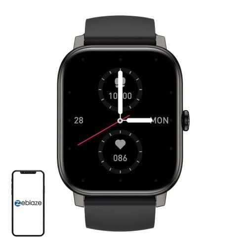 Smartwatch Zeblaze Btalk Pro (czarny). Czarne zegarki smartwatch Zeblaze, bez wzorów. Za 119.00 zł.