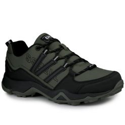 Buty męskie sportowe trekkingowe DK SPIRIT. Czarne trekkingi męskie DK, z materiału, bez zapięcia. Za 159.00 zł.