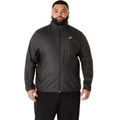 Kurtka Asics Core. Czarne kurtki sportowe męskie Asics, l, bez wzorów, z materiału, bez kaptura, do biegania. Za 319.00 zł.