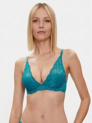 Calvin Klein Underwear Biustonosz z fiszbiną 000QF6396E Zielony. Zielone biustonosze Calvin Klein Underwear, bez wzorów, z syntetyku. Za 159.99 zł.