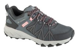 Buty trekkingowe damskie, Peakfreak II Outdry. Szare obuwie trekkingowe damskie Columbia, z materiału, przed kostkę, bez zapięcia. Za 449.99 zł.