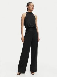 Guess Kombinezon W6GK12 K2937 Czarny Stretch Fit. Czarne sukienki damskie Guess, m, z aplikacjami, z syntetyku, bez kołnierzyka, bez ramiączek. Za 694.99 zł.