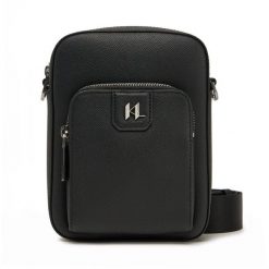 Saszetka KARL LAGERFELD. Czarne saszetki i nerki męskie KARL LAGERFELD, bez wzorów. Za 419.99 zł.