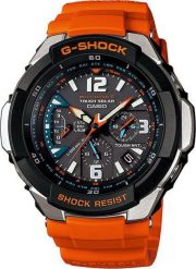 Zegarek Casio GW-3000M-4AER G-Shock GravityMaster męski pomarańczowy. Brązowe zegarki męskie Casio, bez wzorów. Za 1,277.00 zł.